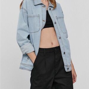 Vans Light Blue Denim Jacket XL Oversized